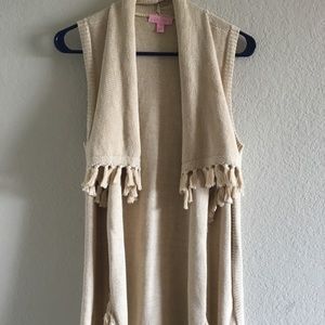 Lilly Pulitzer sleeveless knit vest (Abbott vest)